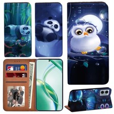 PU Leather Stand Cover Case Fit Motorola Moto E14/G24/G34/G35/G45/G55/G85/Edge