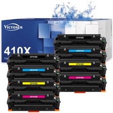 8PK CF410X 410X Toner Compatible for HP LaserJet Pro MFP M377 M477 M452 Printer