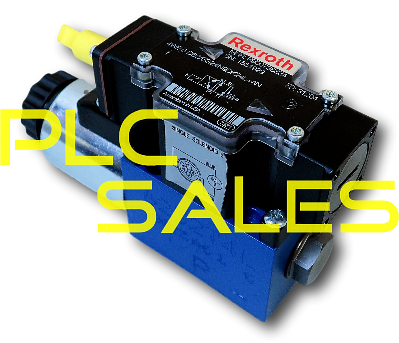 REXROTH R900738884 Hydraulic Directional Control Valve 4WE6D62/EG24N9 *NEW*