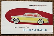 Sunbeam Rapier Sales Brochure Parts Book Alpine Goodwood Engine Part
