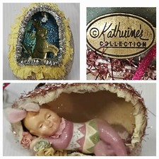 Katherine  s Collection Glitter Ornament Decoration -2 pcs.