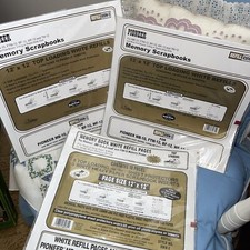 Pioneer Memory Book Black Refill Pages 12  X 12  Page Size, Lot Of 3 Packages