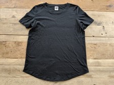 PINK Victoria  s Secret Black Dog Logo X-SMALL Perfect Crew Short Sleeve Tee VS