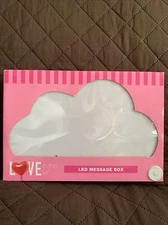 Love In The Air NEW LED Valentine's Day Cloud Message Box w/Dry Erase Marker New
