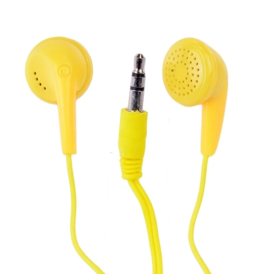 Vibe Color Tunes Vs-120-Ylw In-Ear Stereo Headphones (Yellow) - Retail Hanging P - Image 4 of 4