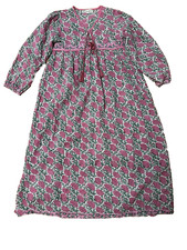 Karni Floral Maxi Dress Women's Size Small Pink Green White