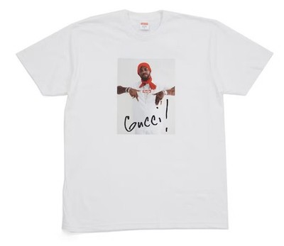 SUPREME GUCCI MANE TEE WHITE SIZE XL