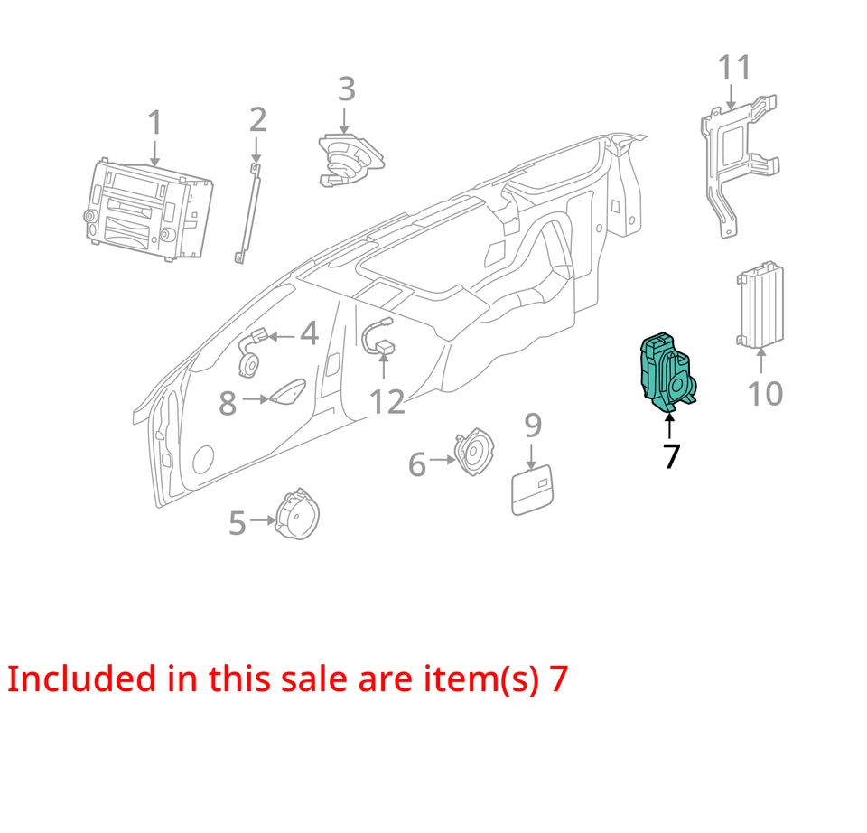 Cadillac Srx 2006 audio radio sonido unidad de graves T25M7 Foto 3 de 4