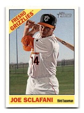 2015 Topps Heritage Minor League #185 Joe Sclafani - Fresno Grizzlies