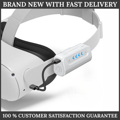 Battery Pack for Meta Quest 3/3S and Oculus Quest 2, 5000Mah Extended Battery fo