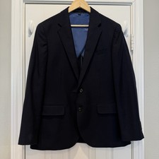J Crew Ludlow American Wool Blazer Men  s Sz 40 S Jacket Sport Coat Preppy FLAWS
