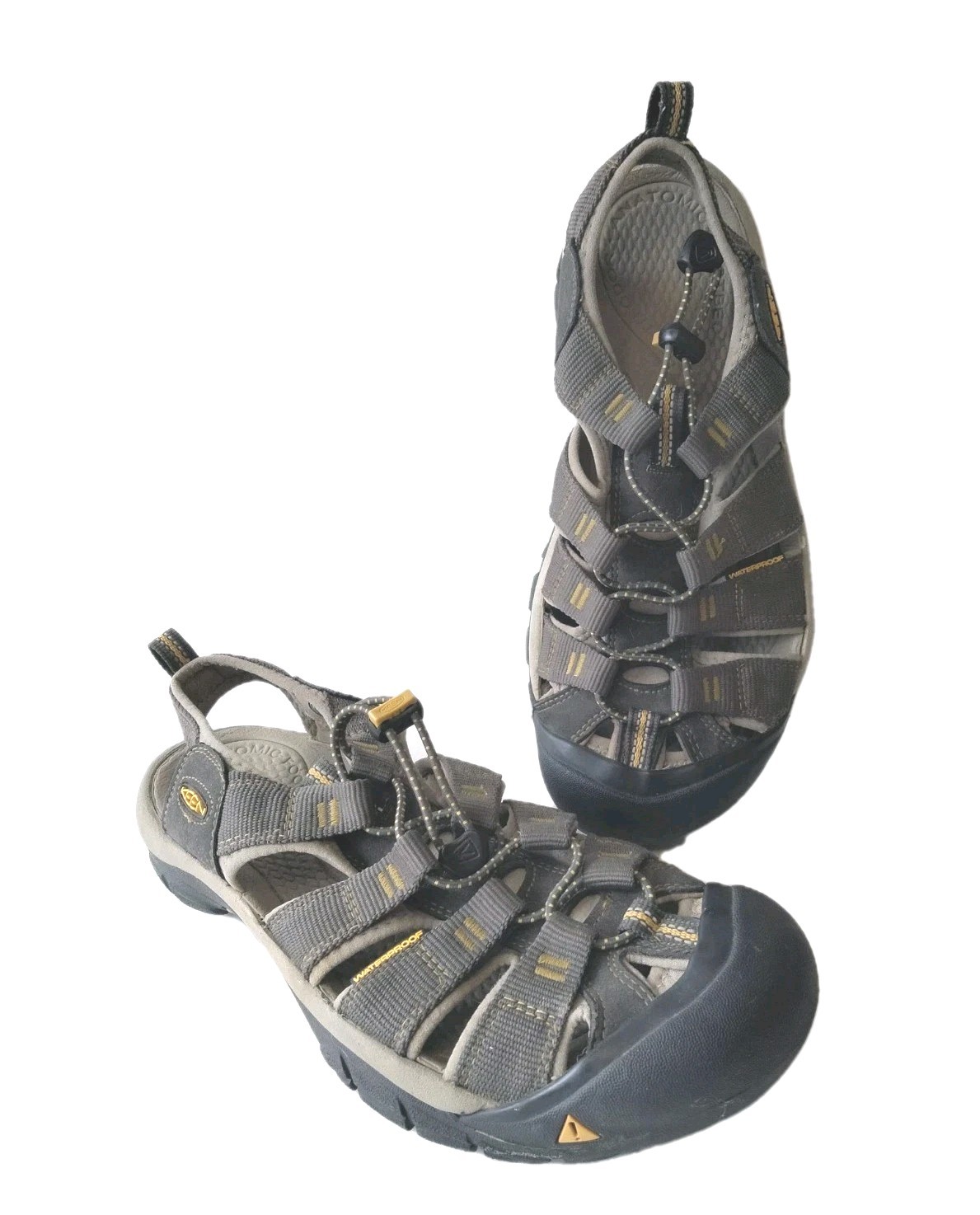 Sandali Keen Newport H2 uomo taglia 9 5 grigio impermeabili slip on