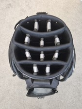 Wilson 14 Way Black & Grey Golf Bag. (Very Good Condition)