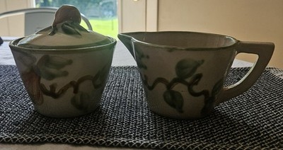John Taylor Louisville Stoneware Sugar Abd Creamer Set