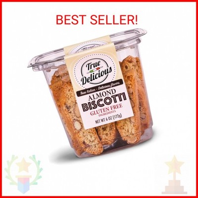 True Delicious GLUTEN FREE INGREDIENTS ALMOND BISCOTTI, buttery, fine Italian co