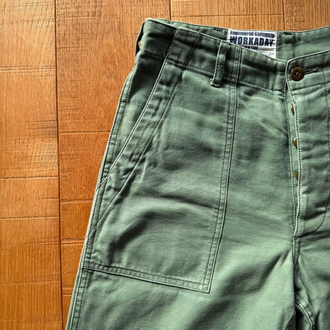 Engineered Garments WORKADAY Fatigue Pants XS Olive Green | eBay