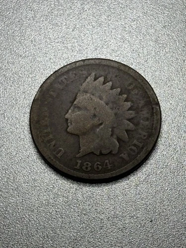 🔥1864 Indian Head Cent, Civil War Era Coin, Good, Filler Coin, BUY IT NOW🔥