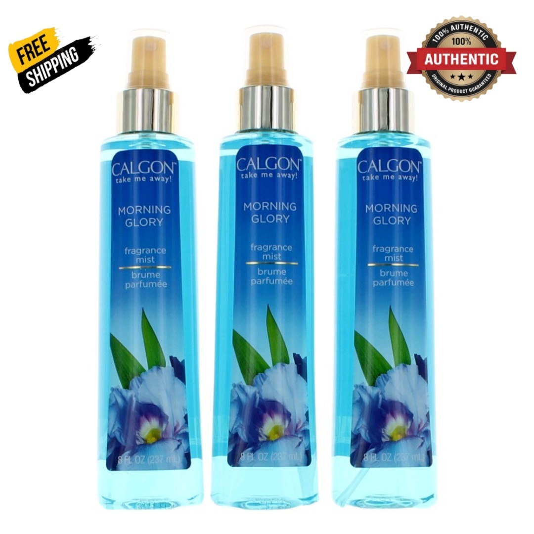 Calgon Morning Glory by Calgon, 3 Pack 8 oz Fragrance Mist for Women