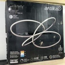 Artika Swirl Butterfly 26W 1-Light Chrome LED...