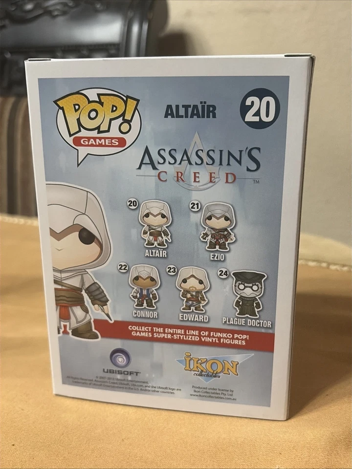 Funko Pop! Vinyl: Assassin's Creed - Altair Ibn-La'Ahad #20 w/ Protector - Image 4 of 4