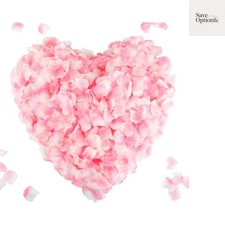 2200 PCS Silk Flower Rose Petals for Wedding Decorations Light Pink White