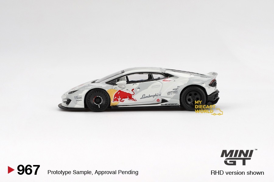MINI GT Lamborghini ミニカー 6台セット 1:64 Mini GT #967 Lamborghini Huracan LB-WORKS ver. 2 Mad Mike