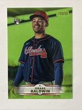 2025 Topps Stadium Club - Drake Baldwin #61 Lime Green Foil (RC)