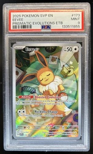 2023-25 Pokemon SV Black Star Promos Eevee #173 PSA 9
