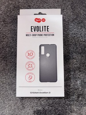 Tech 21 Evolite Cricket Ovation 3 Black Phone Case