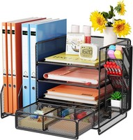 Schreibtisch Organizer 5-Tier Aktenhalter Ablage Ordnungssystem BüRo ZubehöR