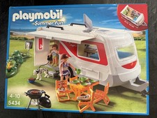 PLAYMOBIL 5434 Familien-Caravan Wohnwagen Neu Campingplatz Camping