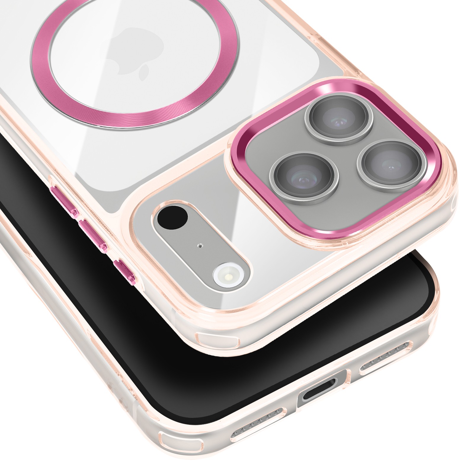Coque iPhone 17 Pro dos rigide anti-jaunissement Avizar Cristal
