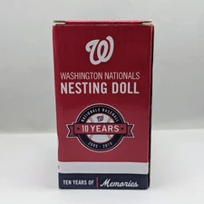 Washington Nationals 2015 Nesting Dolls Scherzer, Zimmerman, Harper, SGA NIB