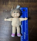MiniCPK Cabbage Patch Kid Soft Body 1990s Vintage 5 Inch Doll Blonde Pink Shoes
