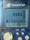 SEGA DREAMCAST VMU BLUE MEMORY CARD New Batteries Works Great