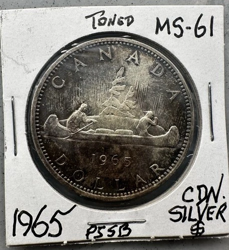 1965 CANADA $1 COIN ( .8 silver)