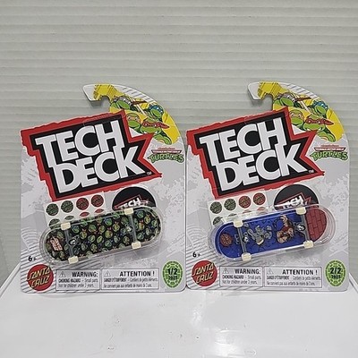 2025 Tech Deck Santa Cruz TMNT Teenage Mutant Ninja Turtles Set of 2 Rocksteady 
