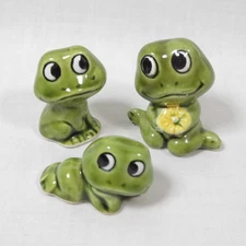 Vintage Neil the Frog Figurines Set of 3 Sears 1980s