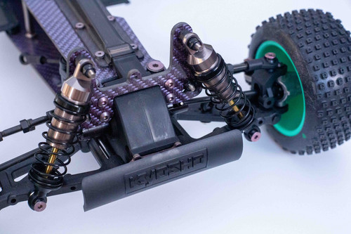 Blue Custom Color Carbon Fiber Chassis 5 Piece Kit For Kyosho Optima Mid - Picture 3 of 6