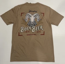 Yuengling And Sons Bock Beer German Style Beer Size Small Light Brown T Shirt