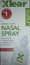 Xlear Natural Saline Nasal Spray With Xylitol - 0.75 Oz