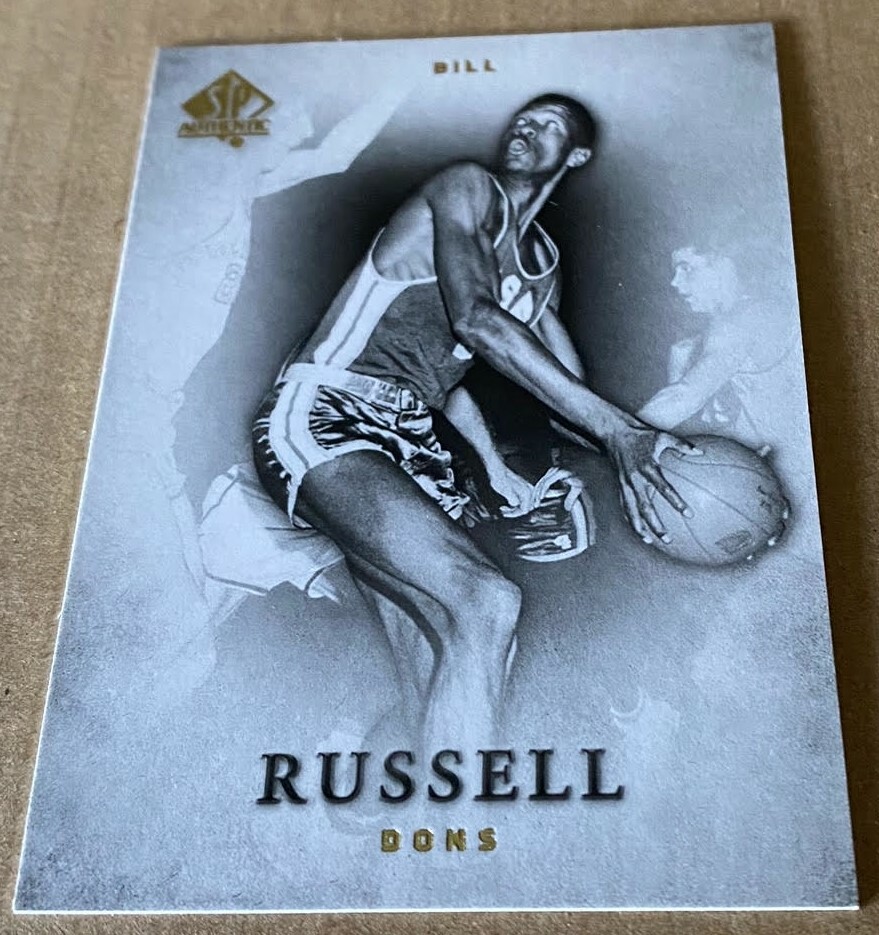 BILL RUSSELL  HOF 2012-13 UD SP AUTHENTIC Card #11 NM-MT Condition