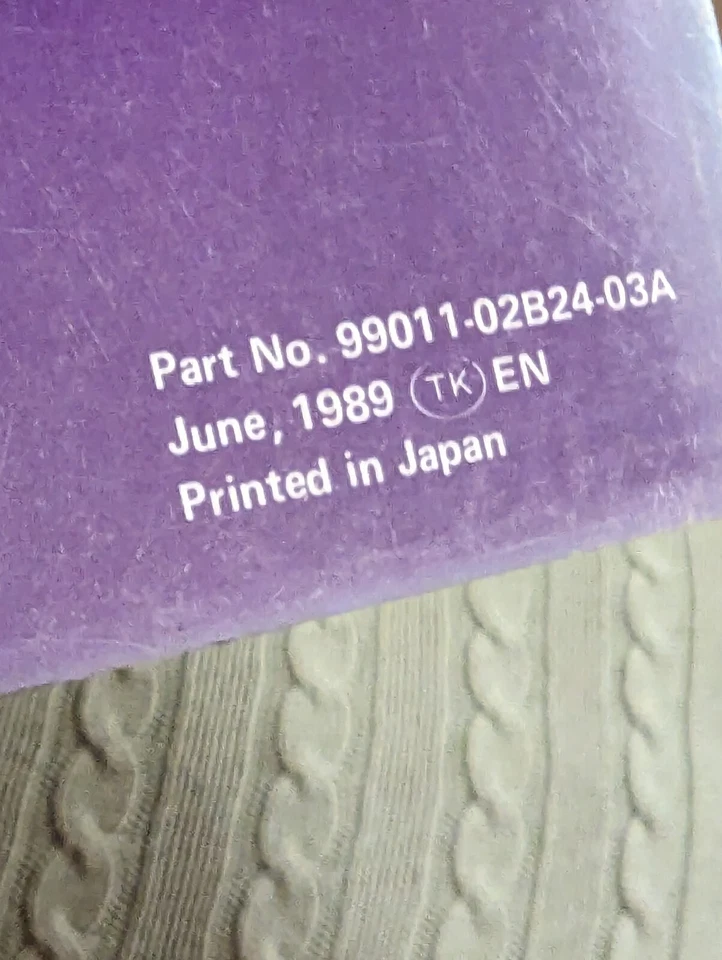1990 90 铃木 RM80 RM 80 用户维护手册 原始设备制造商 99011-02B24-03A — 第 4/4 张图片