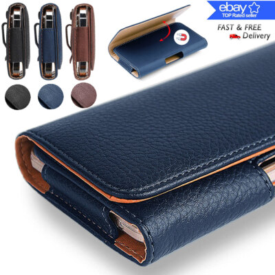For iPhone 17 16 15 14 13 12 11 Pro Max 8 Plus Leather Carrying Belt Case Cover