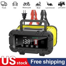 Portable 20a 12v24v Smart Battery Charger For Cartruck Motorcycle Marine Use
