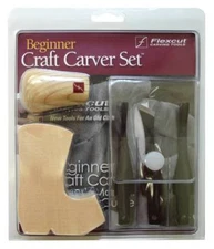 Flexcut Beginner 3 Piece Craft Carver Set