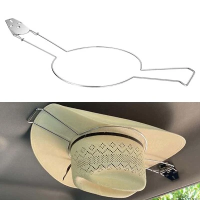 Cowboy Hat Rack For Truck Hat Clip Car SUV Hat Holder Storage Organizer
