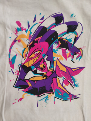 Helluva Boss - Blitzo Summer Splatter - T-Shirt White S - OFFICIAL