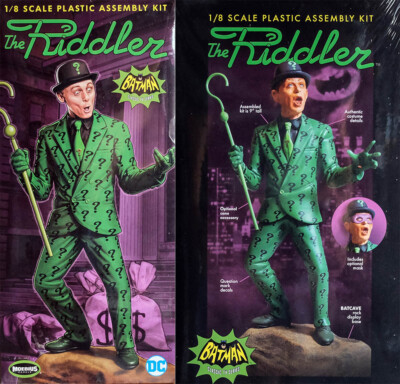 1966 Batman TV Serie The Riddler Figur Modell 1:8 Model Kit Bausatz Moebius 954