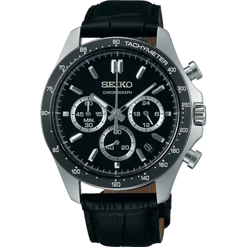 SEIKO SELECTION SPIRIT SBTR021 39.8mm Chronograph Quartz Watch Free Shipping